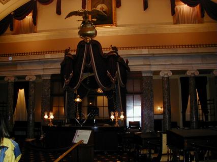 Old Senate Chamber<br>Location: <a href="https://www.google.com/maps/search/?api=1&query=38.88981,-77.00908" target="_new">National Capitol Building</a>